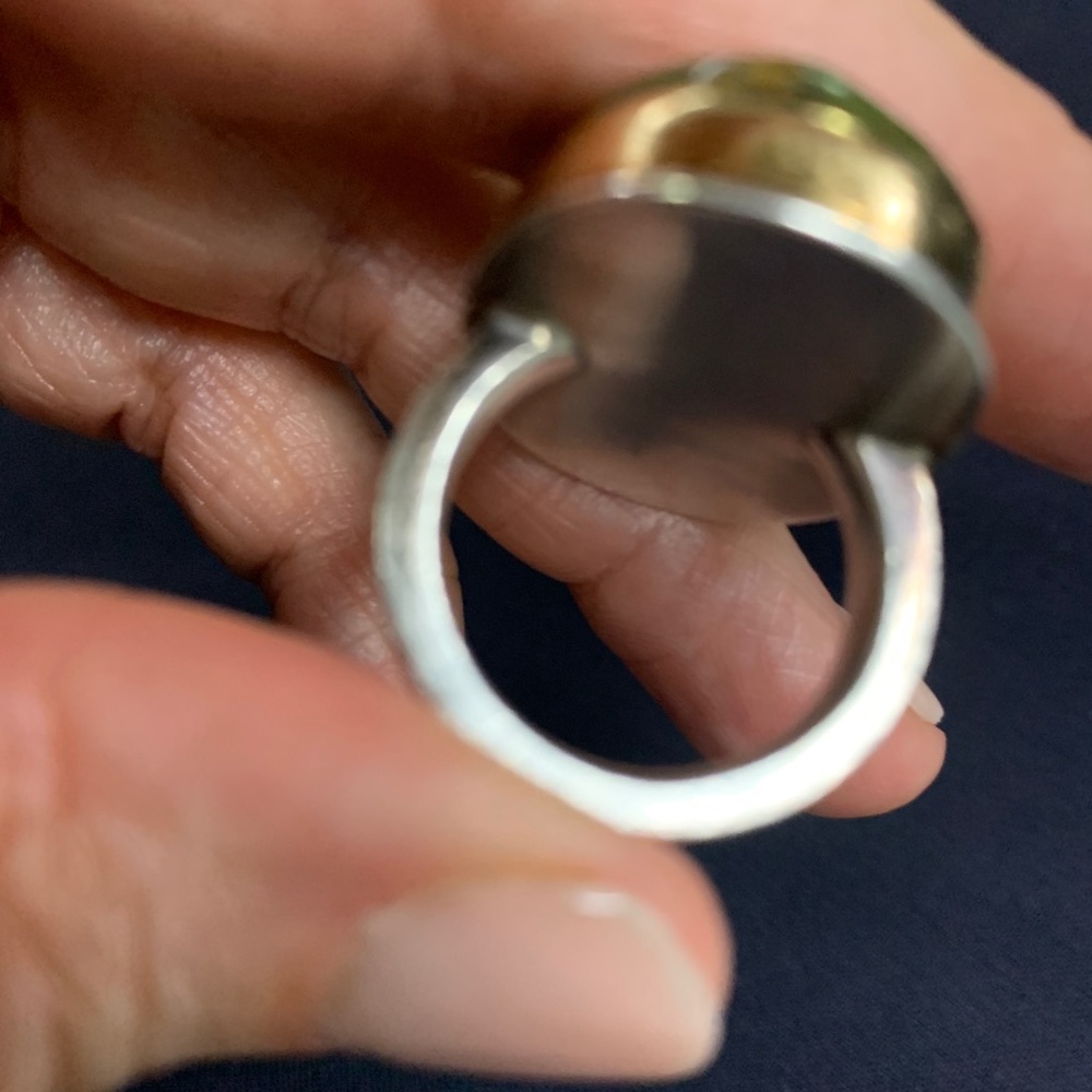 Jamie Joseph Green Druzy with Diamond - Picture 5 of 8